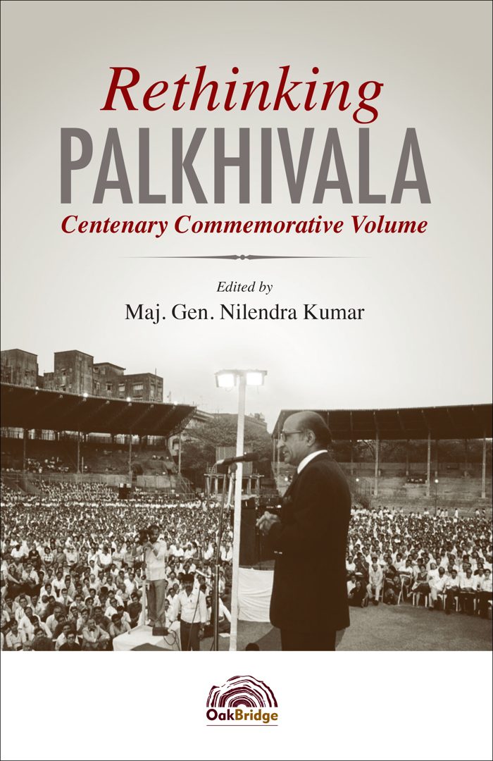 Rethinking Palkhivala — book cover, by Maj. Gen. Nilendra Kumar