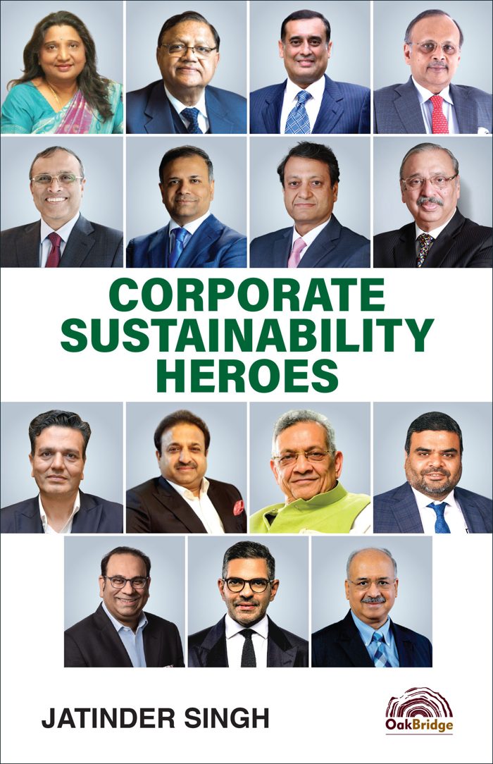 Corporate Sustainability Heroes — book cover, by Jatinder Singh