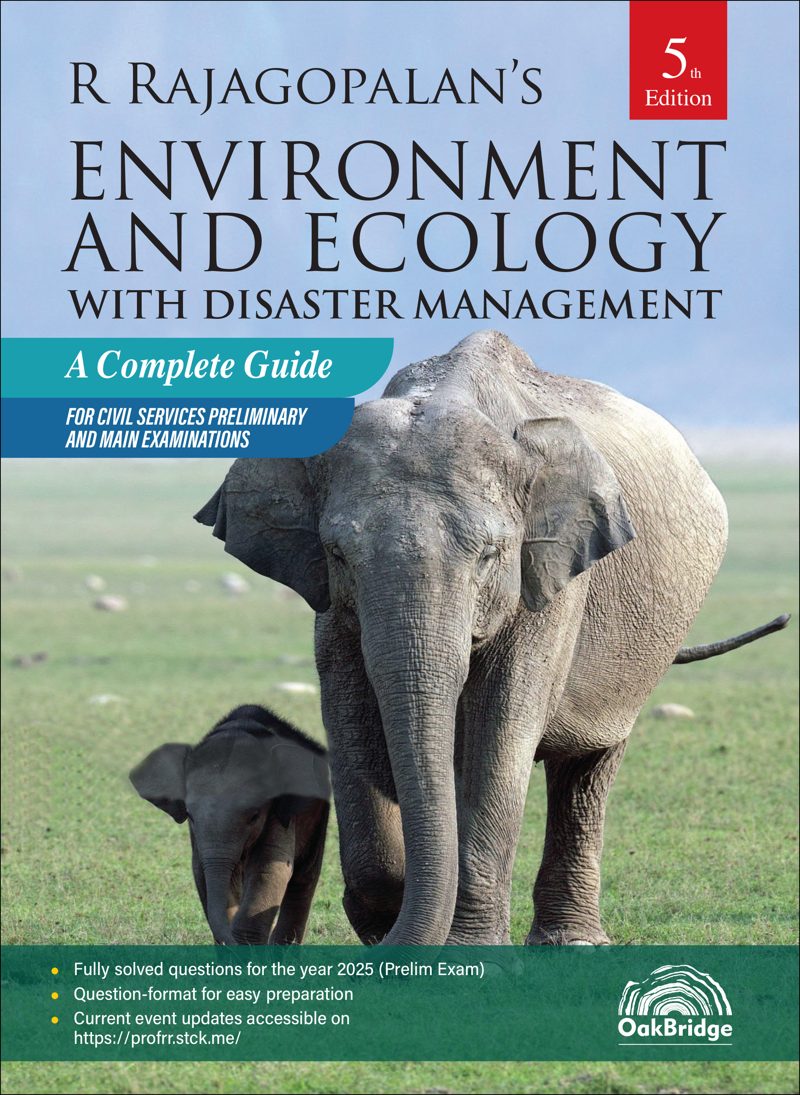 Environment and Ecology With Disaster Management 5/e — book cover, by R Rajagopalan