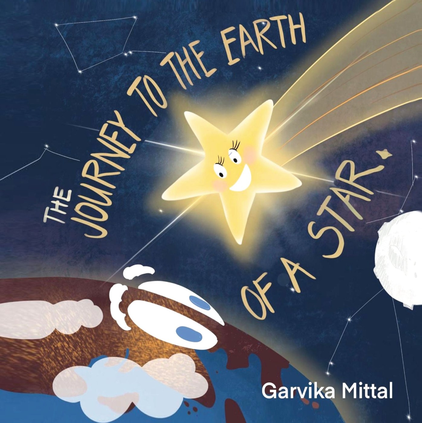 The Journey To The Earth of A Star — book cover, by Garvika Mittal