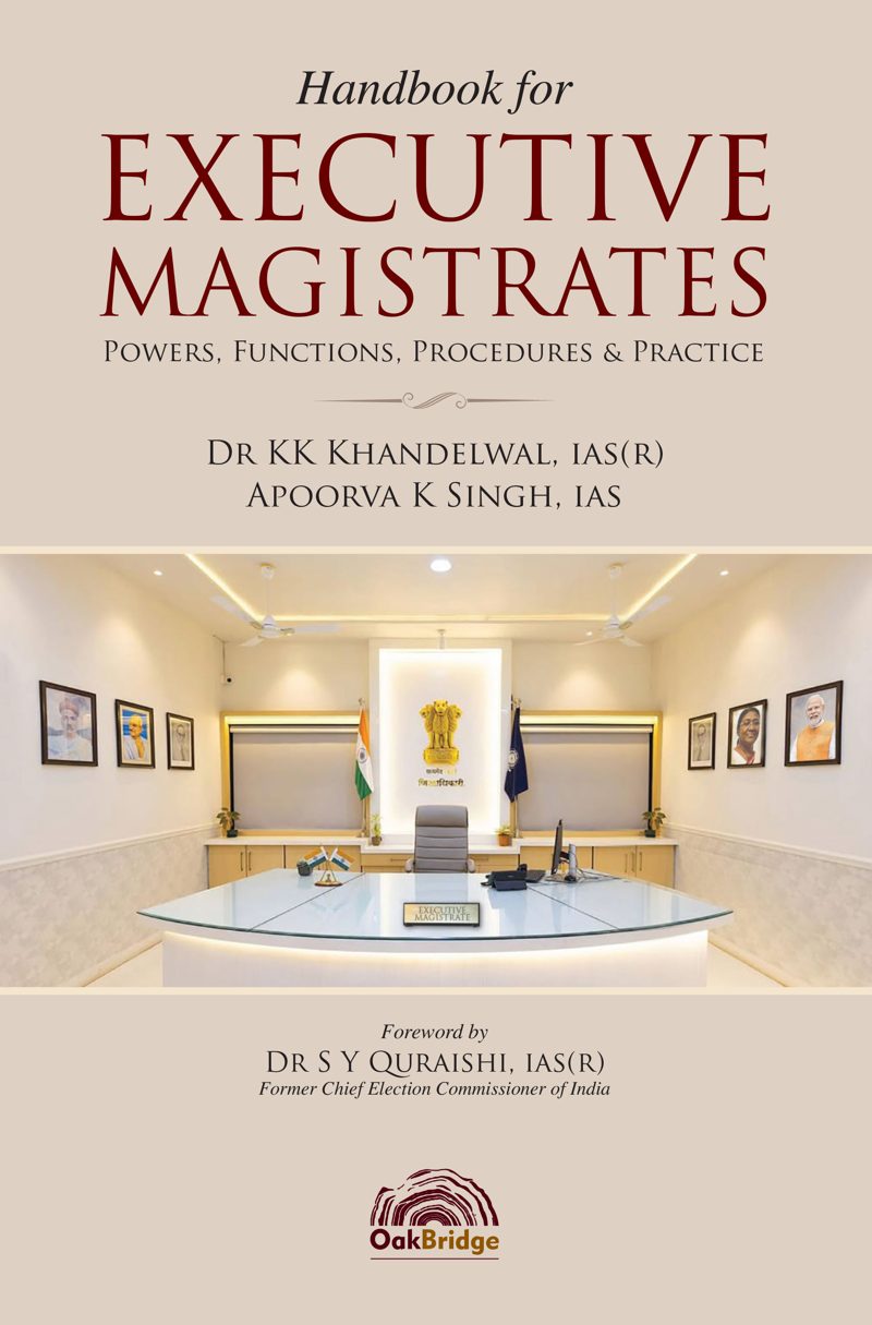 Handbook for Executive Magistrates — book cover, by K K Khandelwal