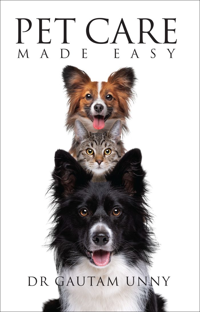 Pet Care Made Easy — book cover, by Dr Gautam Unny