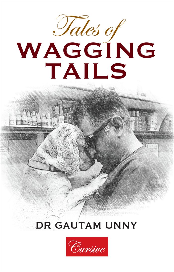 Tales of Wagging Tails — book cover, by Dr Gautam Unny