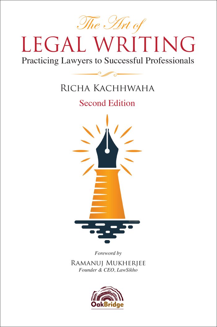 The Art of Legal Writing — book cover, by Richa Kachhwaha