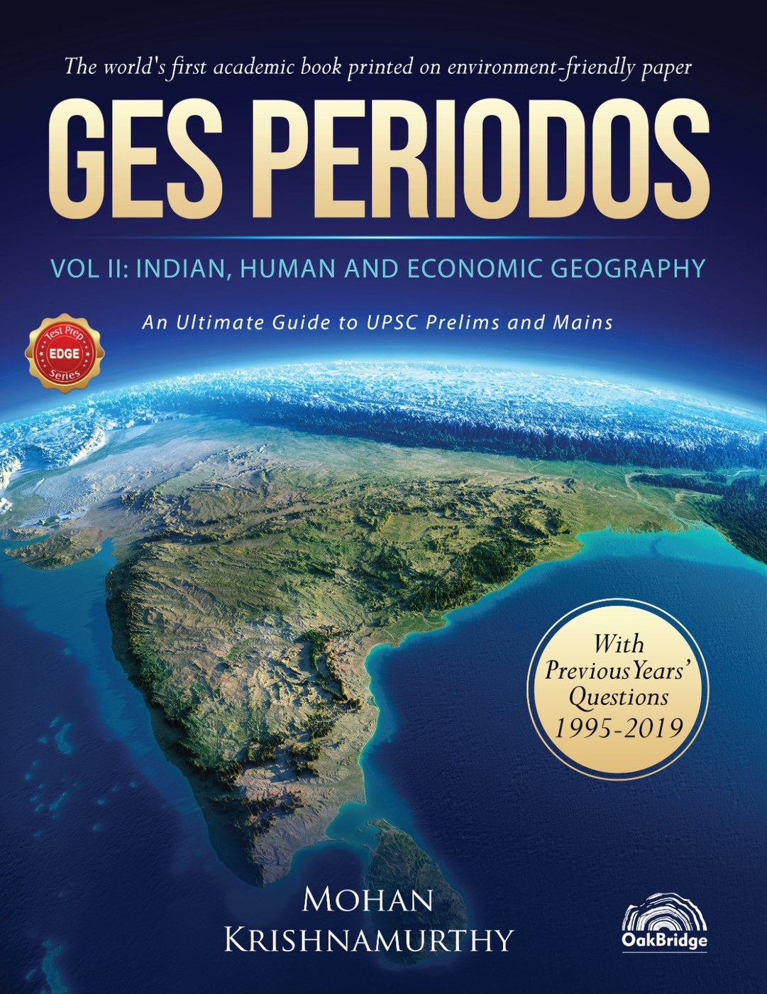 GES Periodos Vol II:  Indian, Human and Physical Geography — book cover, by Mohan Krishnamurthy