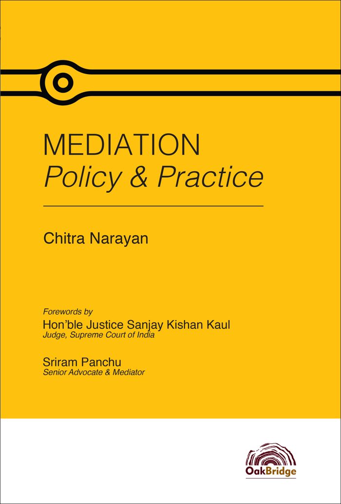 Mediation - Policy & Practice — book cover, by Chitra Narayan