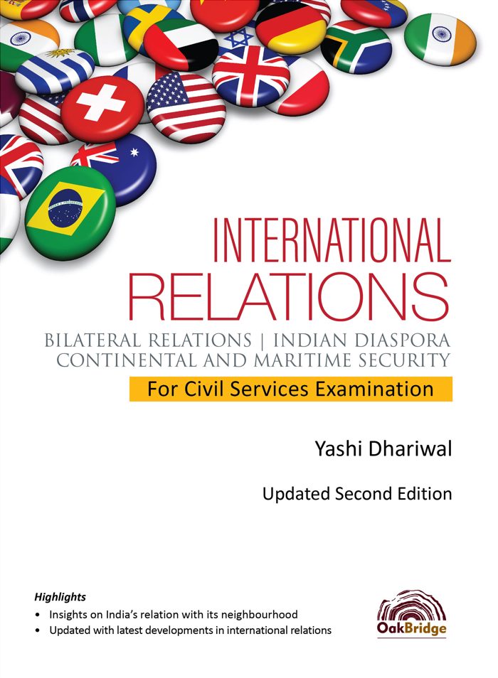 International Relations — book cover, by Yashi Dhariwal
