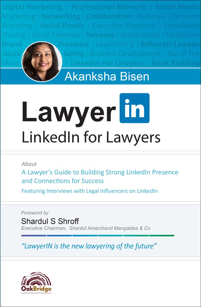 LawyerIN: LinkedIn for Lawyers — book cover, by Akanksha Bisen