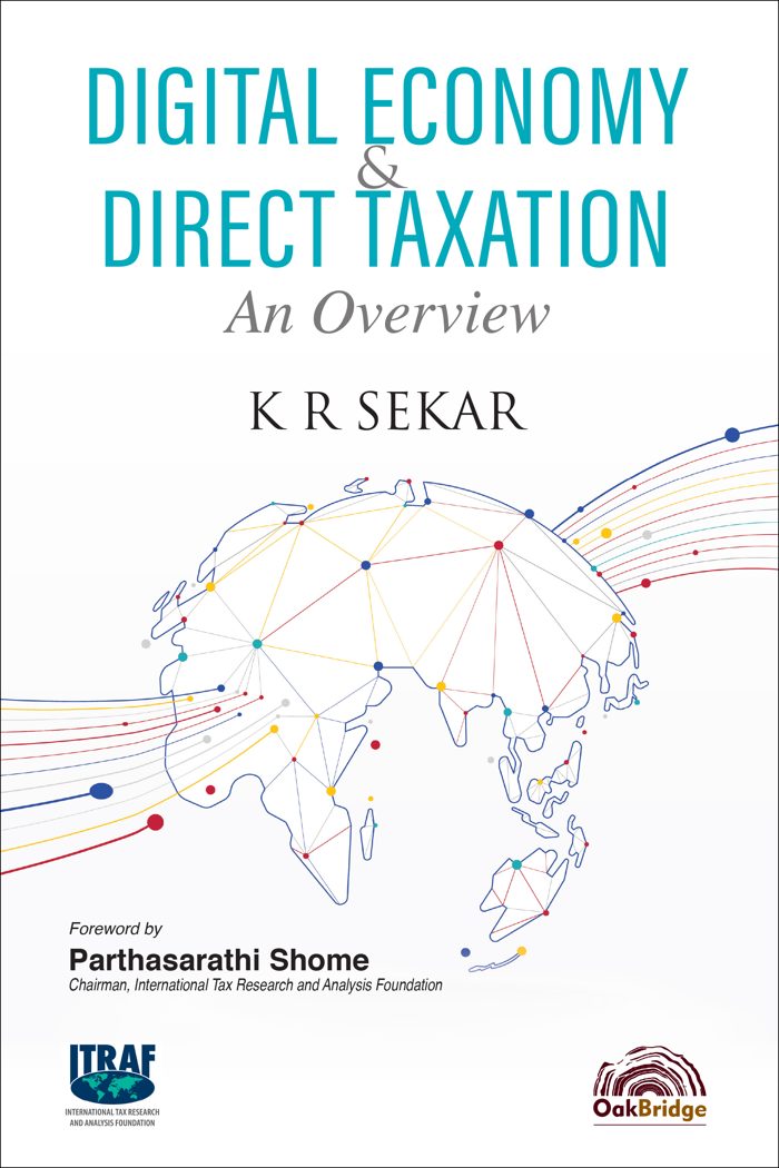 Digital Economy & Direct Taxation – An Overview — book cover, by K R Sekar