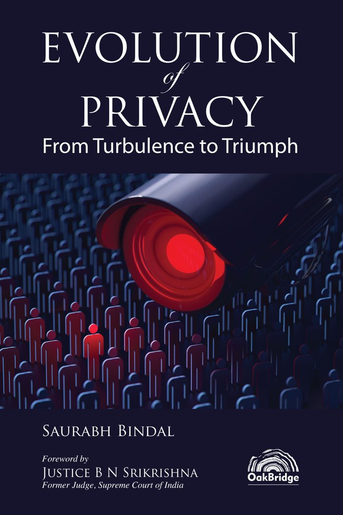 Evolution of Privacy – From Turbulence to Triumph — book cover, by Saurabh Bindal
