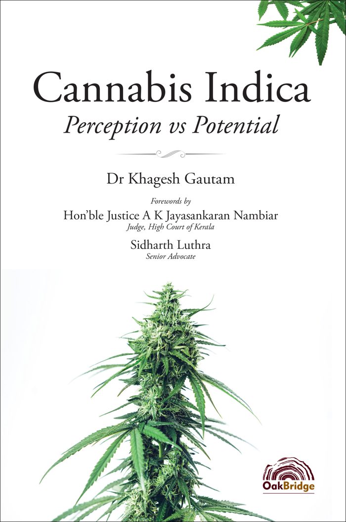 Cannabis Indica: Perception vs Potential — book cover, by Dr Khagesh Gautam