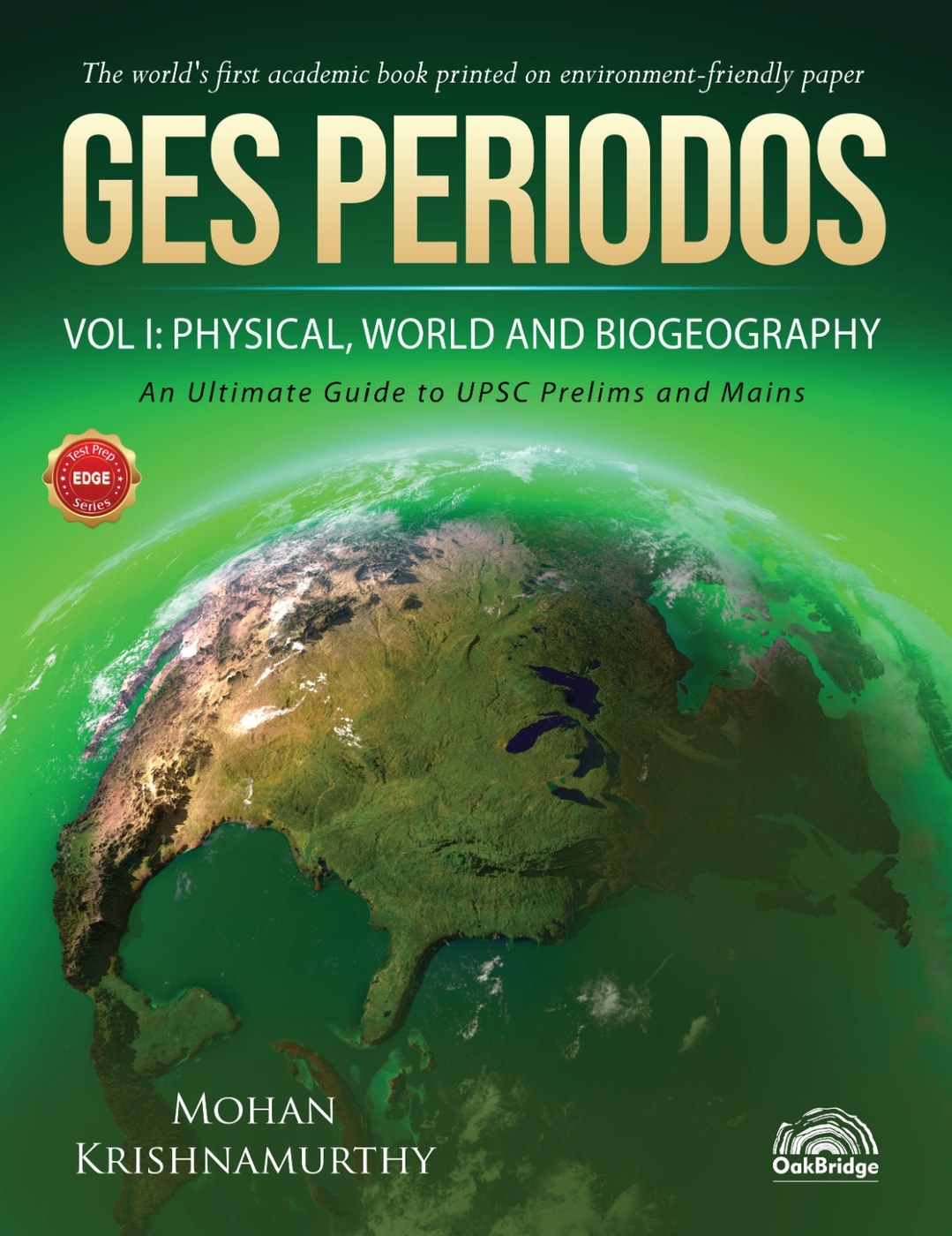 GES Periodos Vol. I: Physical, World and Biogeography — book cover, by Mohan Krishnamurthy
