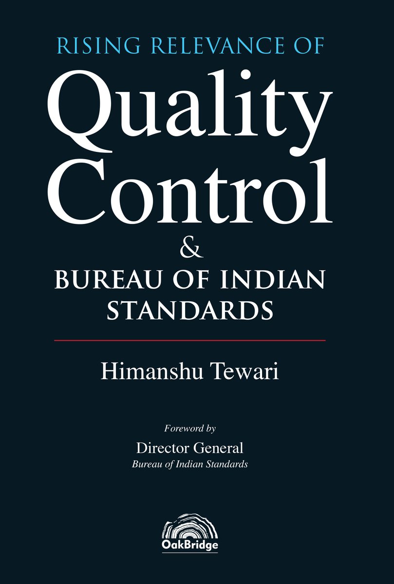 Rising Relevance of Quality Control and Bureau of Indian Standards — book cover, by Himanshu Tewari