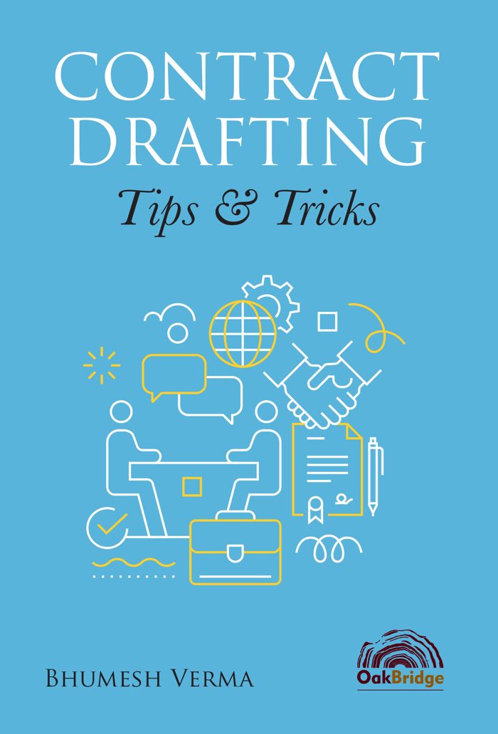 Contract Drafting – Tips and Tricks — book cover, by Bhumesh Verma