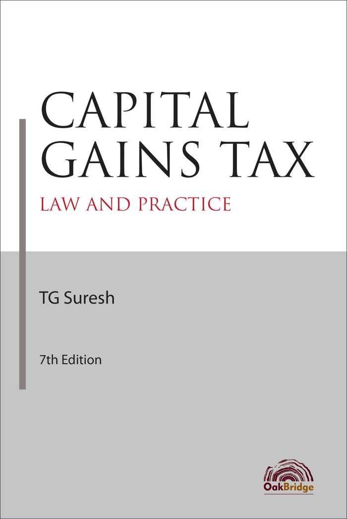 Capital Gains Tax Law and Practice — book cover, by TG Suresh