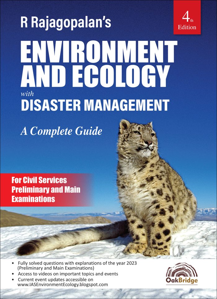 Environment and Ecology with Disaster Management — book cover, by R Rajagopalan