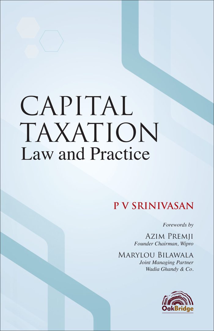 Capital Taxation Law and Practice — book cover, by P V Srinivasan