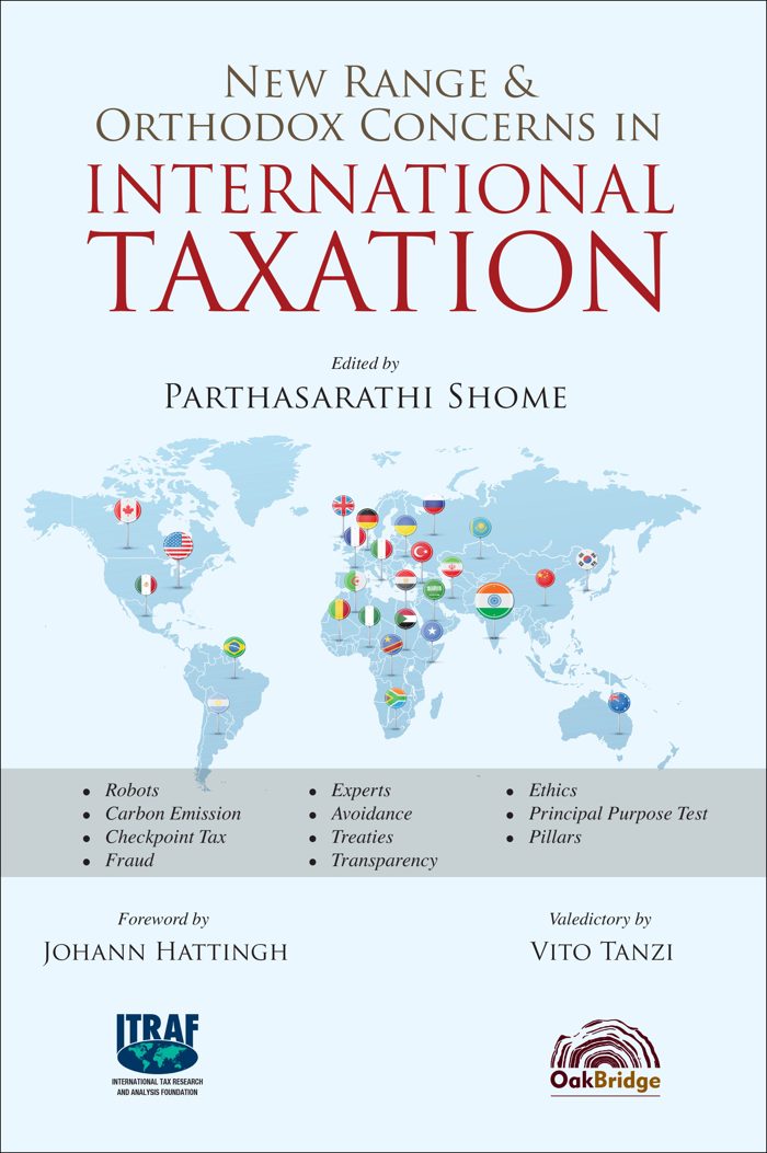New Range & Orthodox Concerns in International Taxation — book cover, by Parthasarathi Shome